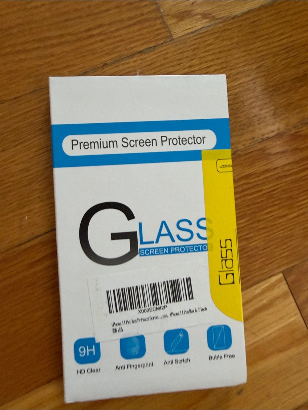 Premium White Glass Screen Protector - Universal for iPhone 14 Pro Max